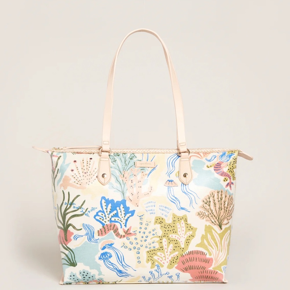 Spartina 449 Travel Tote Mermaid Sea - Picture 5 of 7